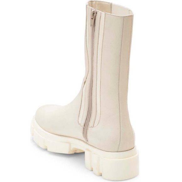 Free People Brooks Midcalf Chelsea Boots, Chalk - NIB - Picture 4 of 6